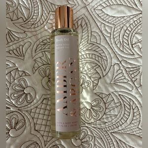 BBW Amber & Argan Body Oil